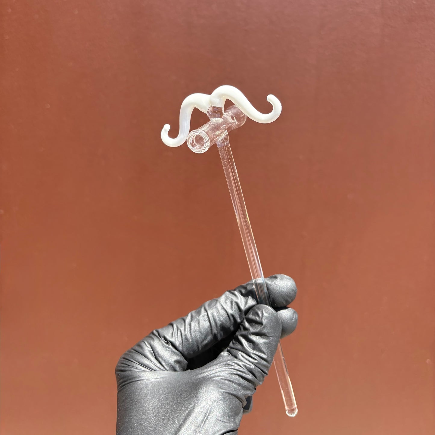 Gibson's Glass Moustache Toker Joint Holder - Various Colours