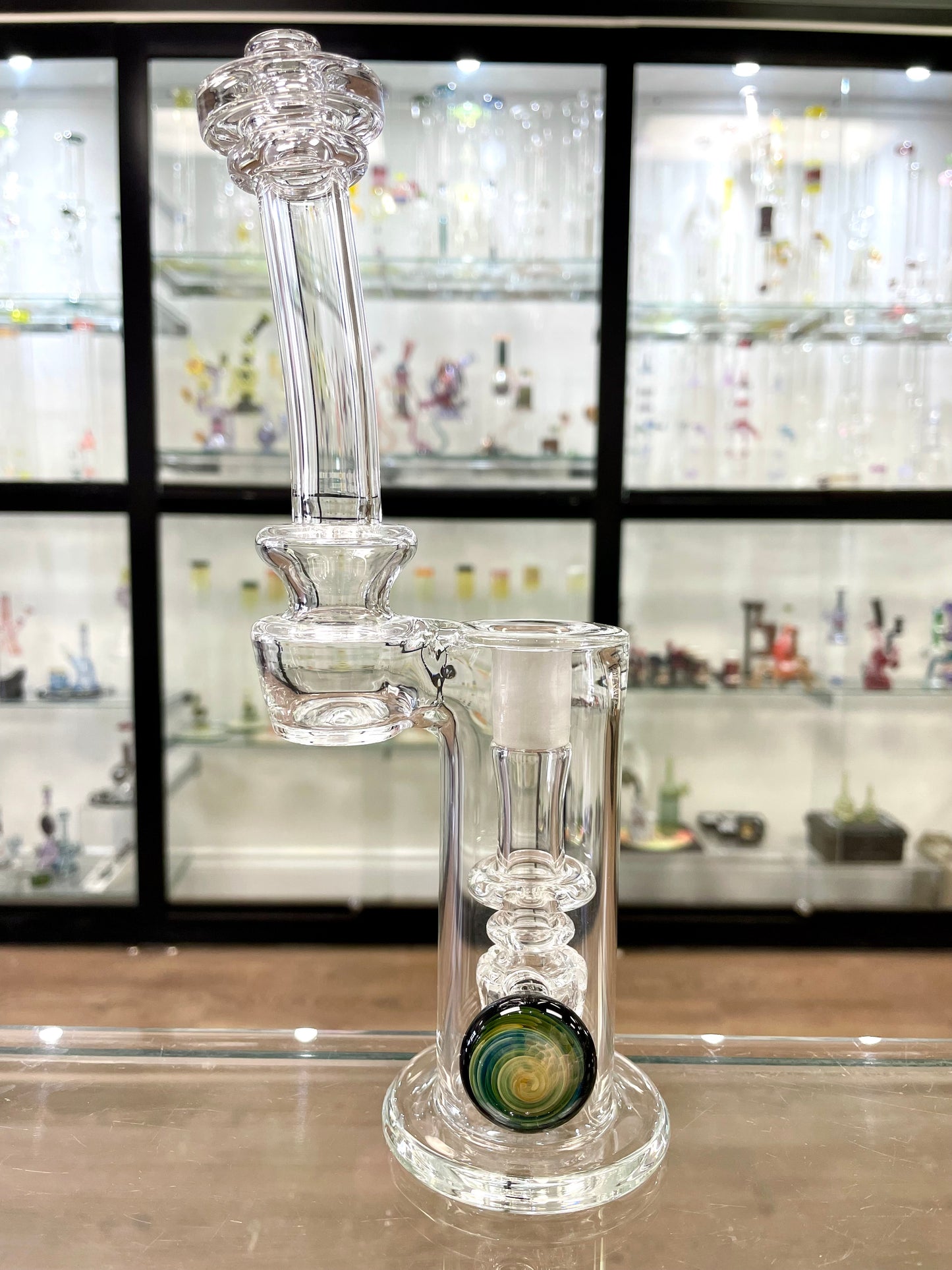 Discobox 14mm Terp Tower w/ Grids - Clear