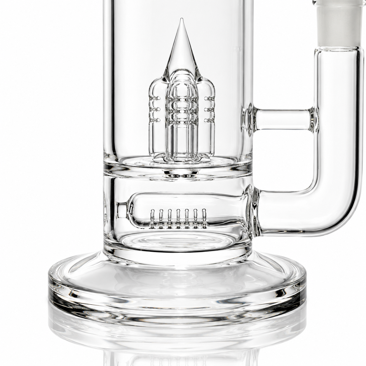 Sovereignty Mini60D Stemline 16mm 6 Cut DownGrid to Inverted 4 Bent Neck Clear Tube