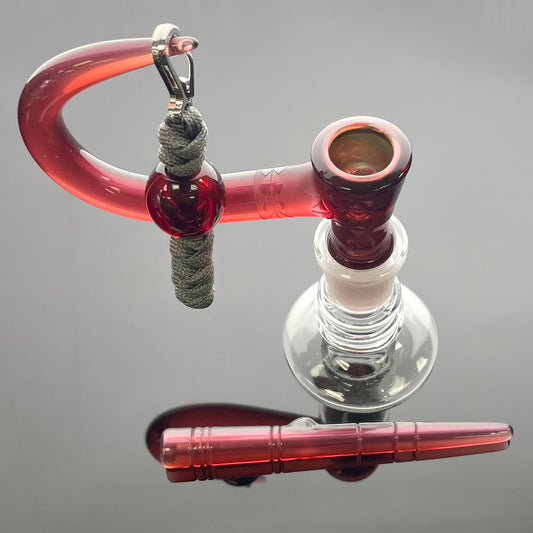 Thill 18mm 4 Hole 2 Tone Carved Bowl w/ Bead & Poker Set - Karma over Electrum