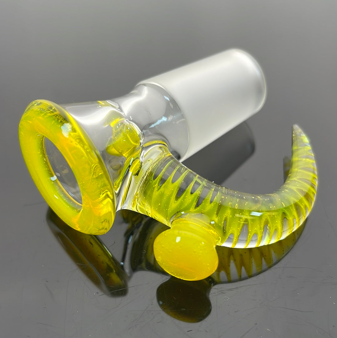 Jamms Clear Base Bowl w/ Colour Lip & Cane 18mm 4 Hole