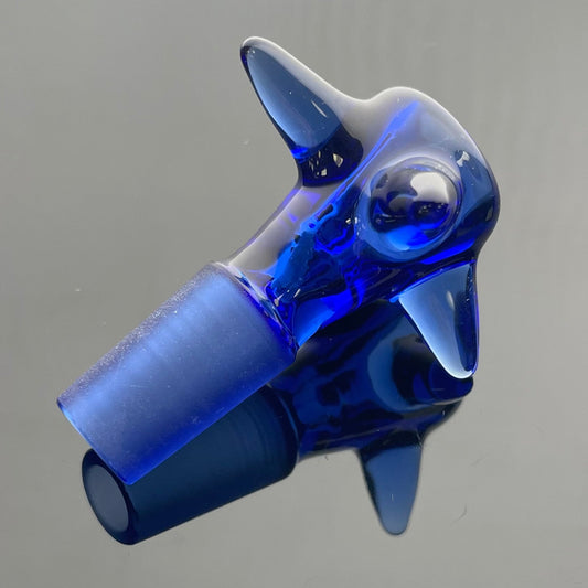 Glass With Jeremy 14mm 1 Hole 4 Horn Bowl