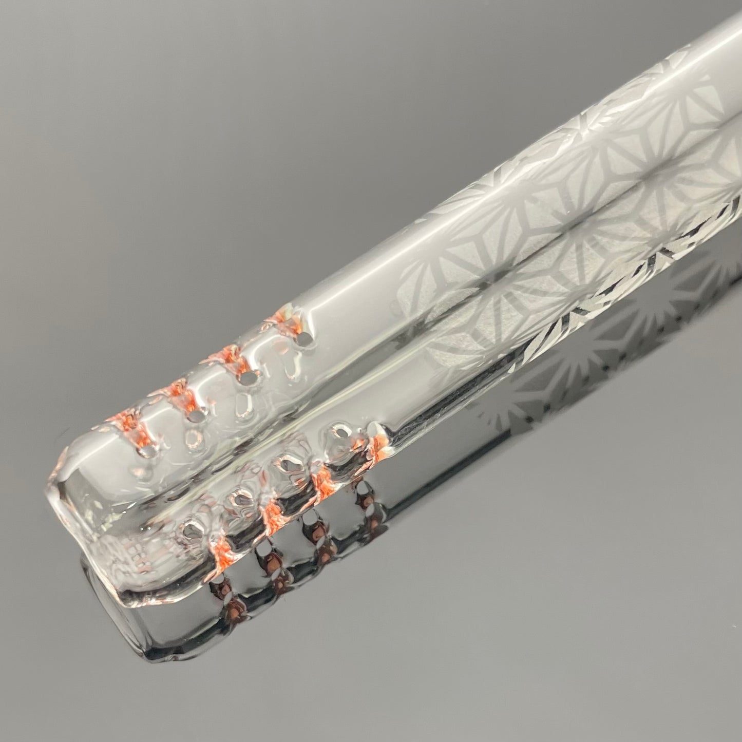 Red Heady Honeycomb Recycling Tube w/ Lysergic Glass Art Downstem