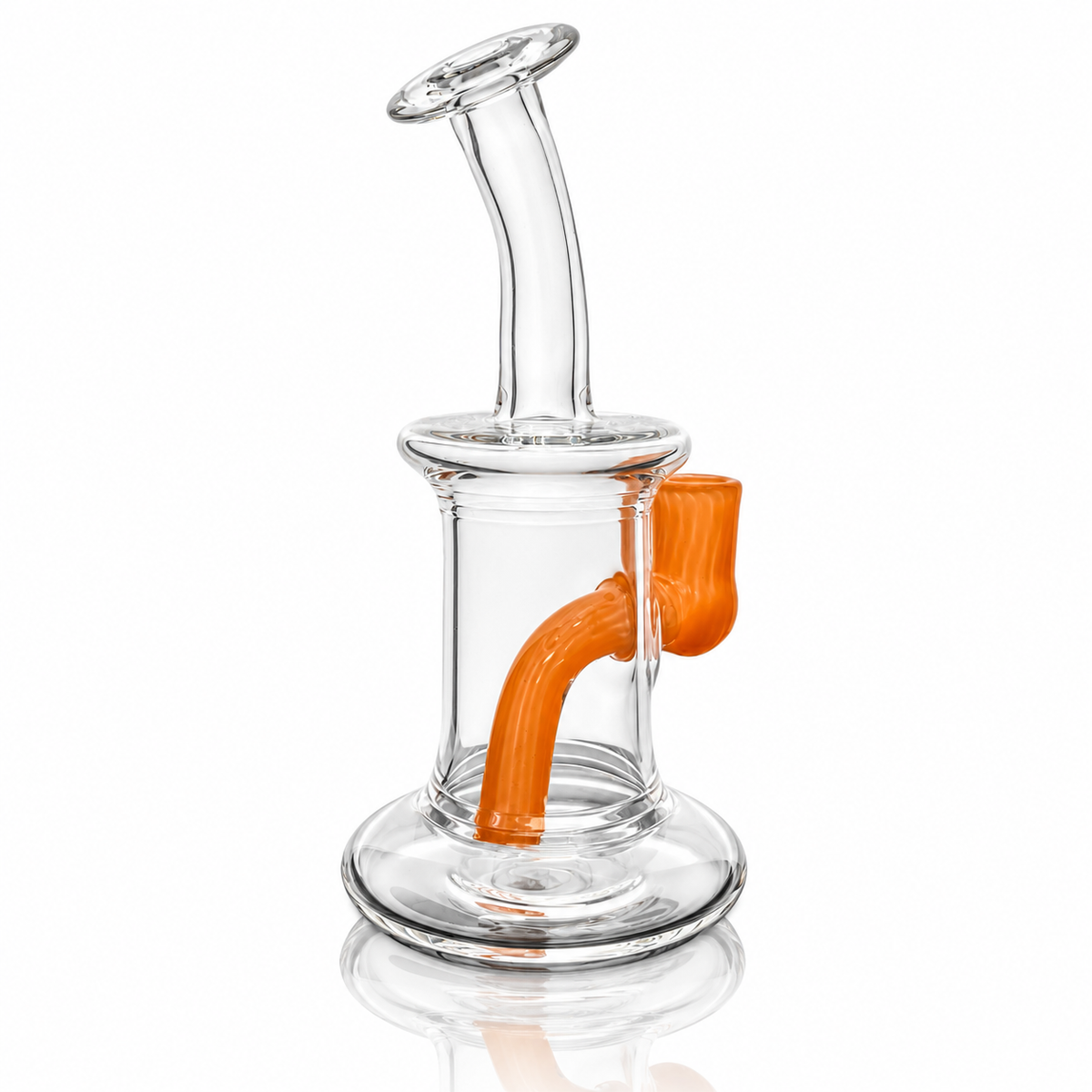Mastah Glass 14mm Colour Accented Plumber Mini Tube