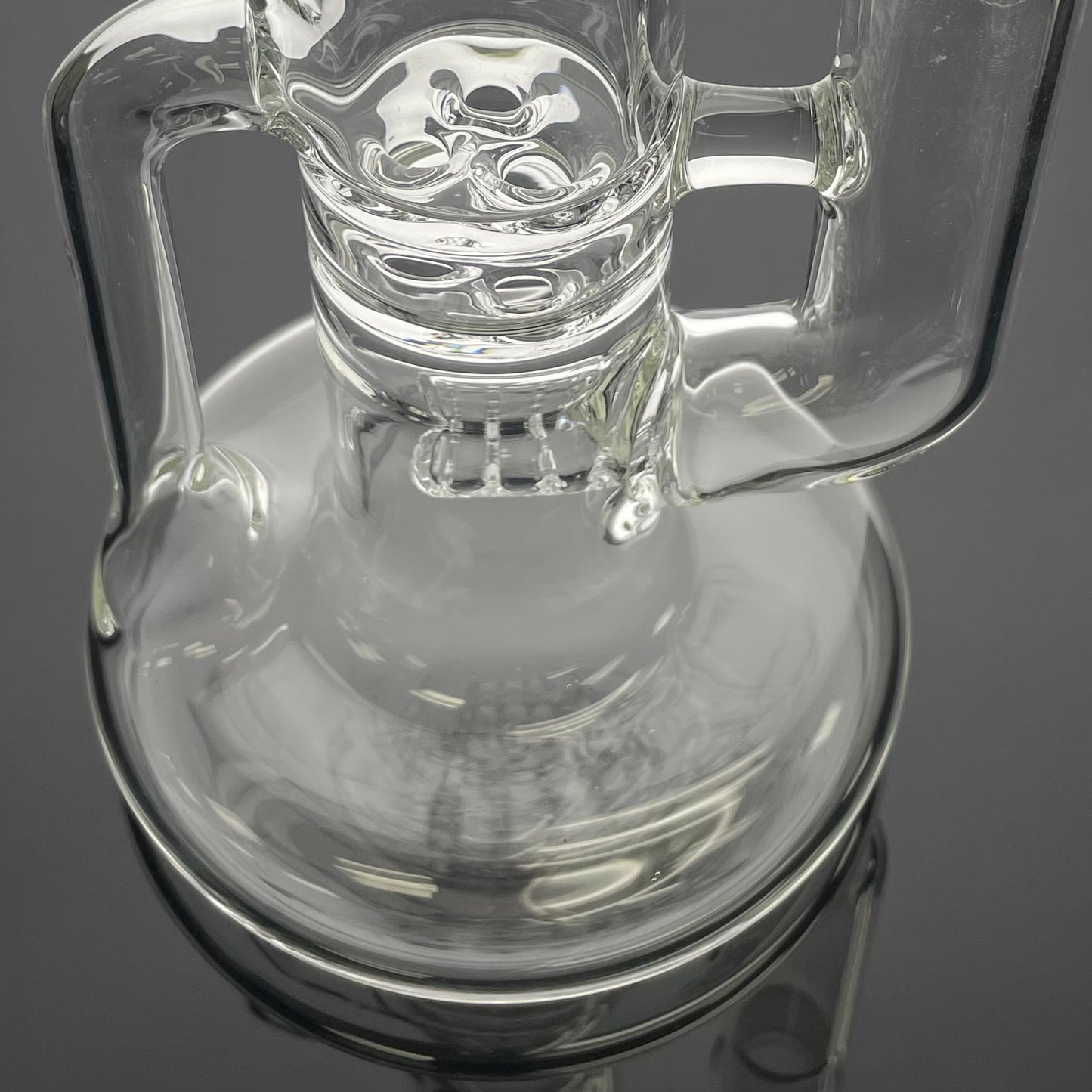 Green Belt Clear Blooper Stemline Tube w/ Drain & Hollow Foot