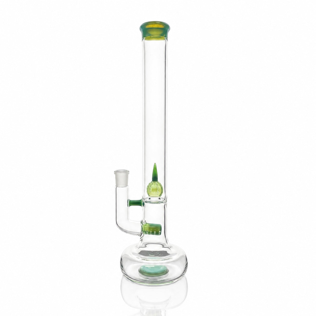 Green Belt Colour Accented Stemline Tube w/ Imperial & Hollow Foot - Titan V2