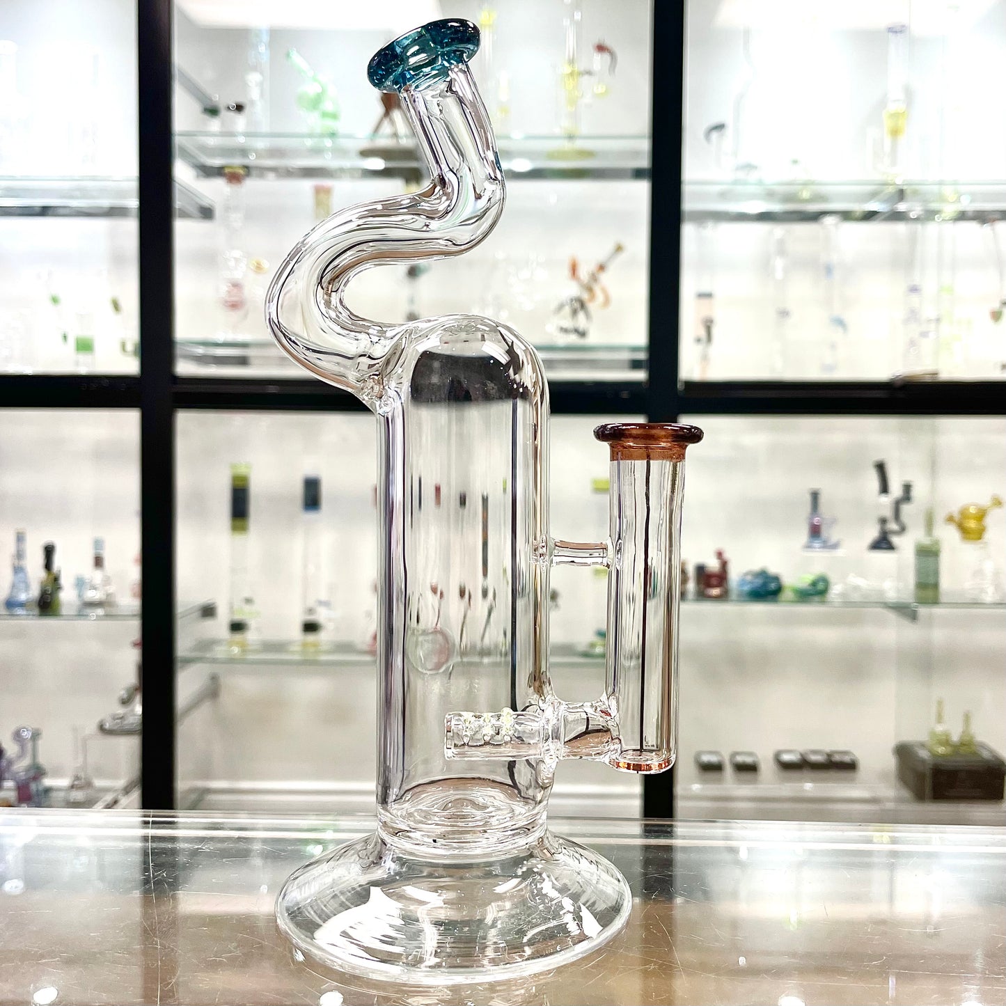 Mimzy Colour Accented Bent Neck Stemline - 14mm
