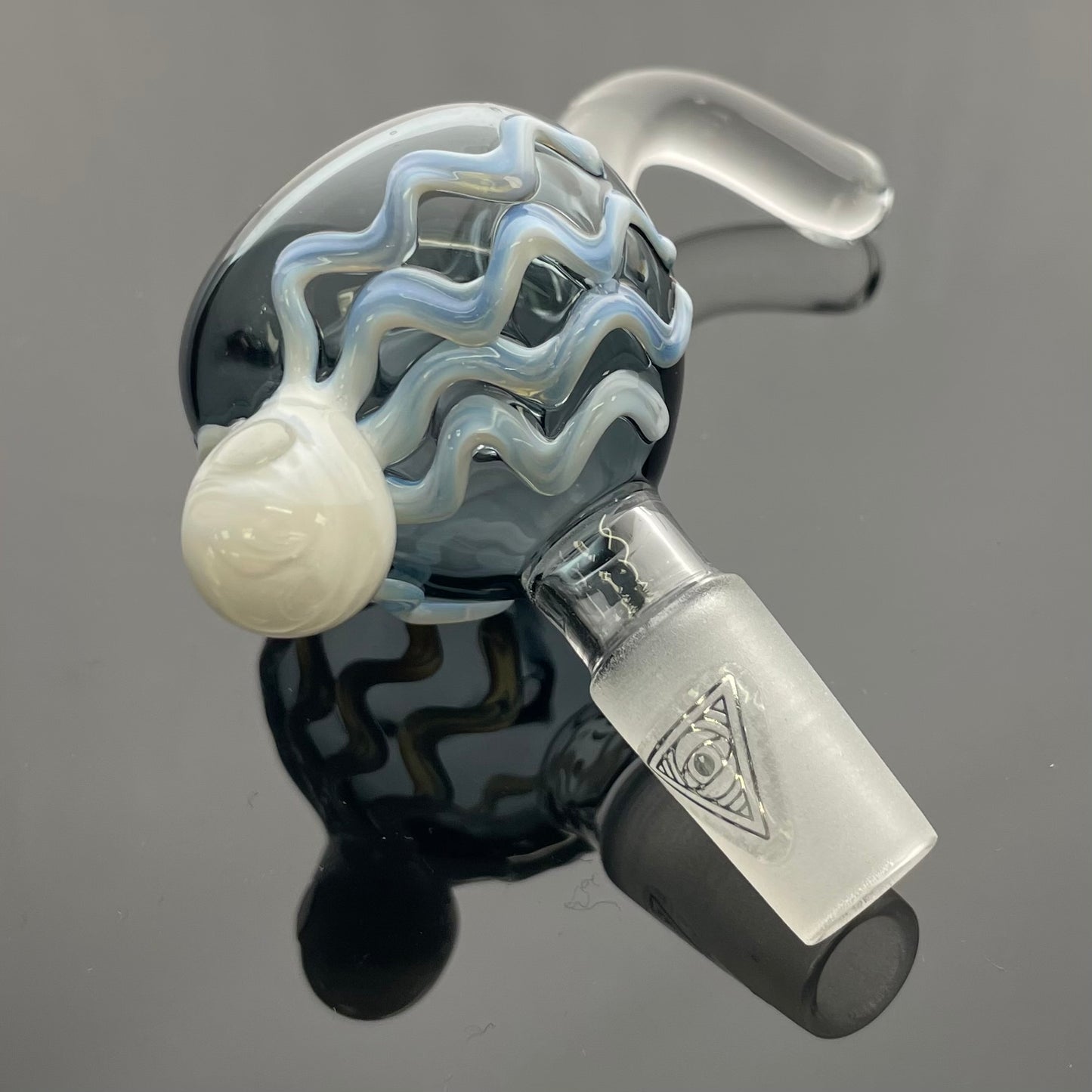 Red Eye Glass 14mm Octopus Push Bowl - Various Colour