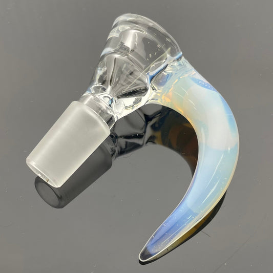 Green Belt Clear Horn Bowl 14mm 1 Hole