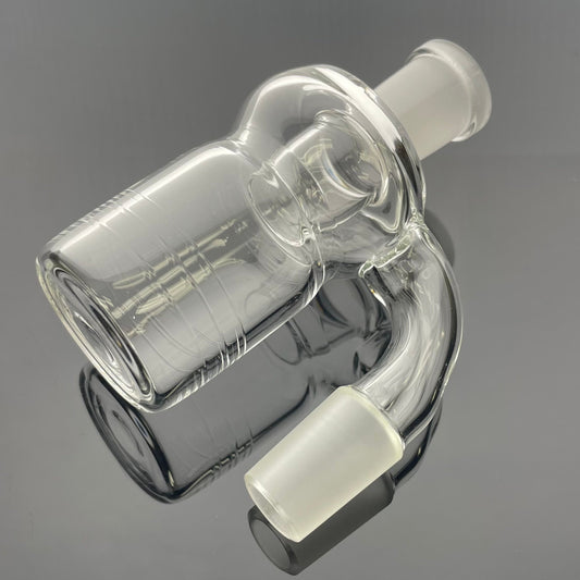 Mastah Glass 18mm/18mm 90 Degree Dry Ash Catcher w/ Factory Joint