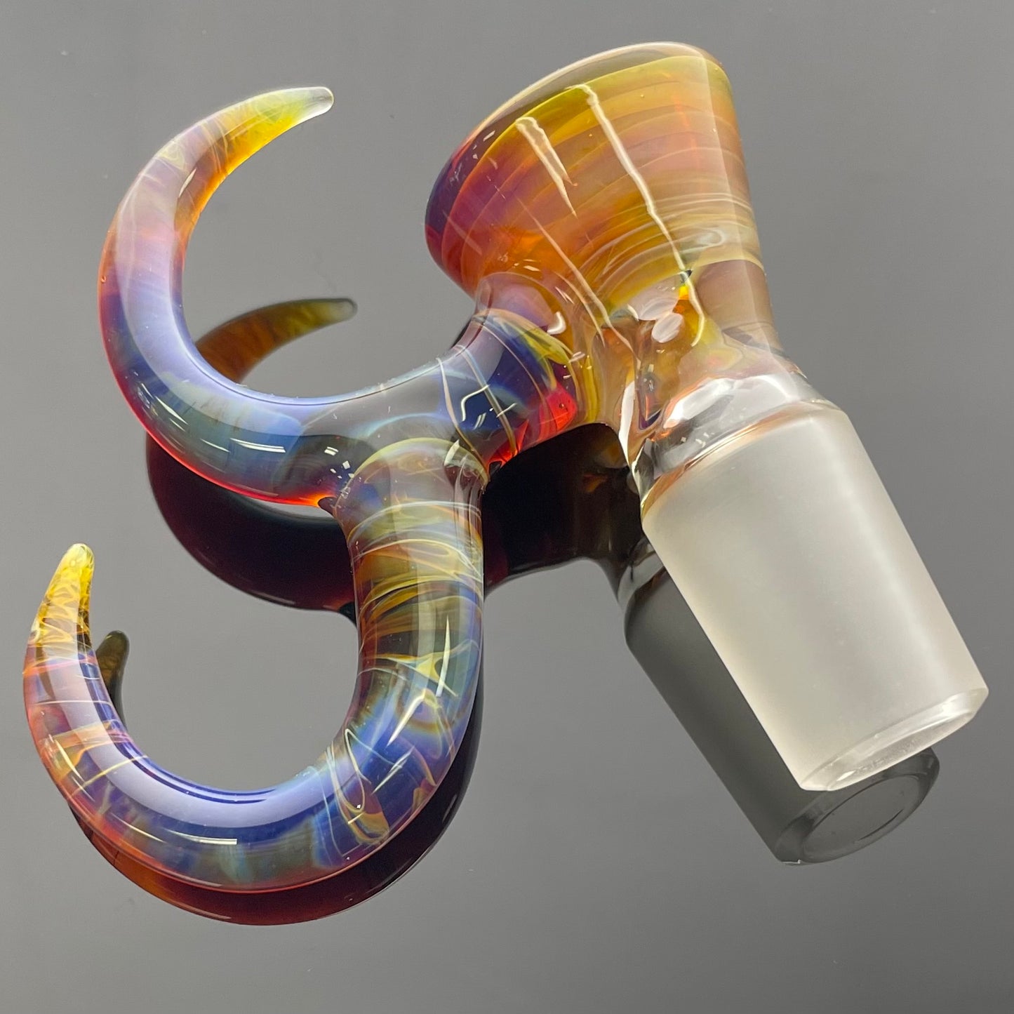 Gump Glass Bowl 2 Horn 18mm 1 Hole