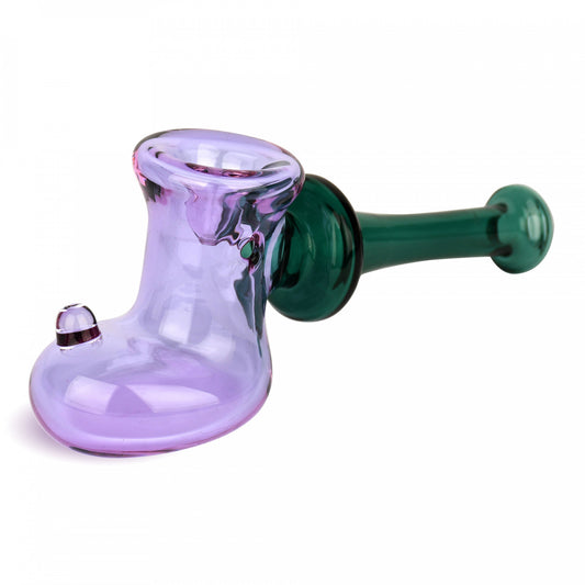 Red Eye Glass 6.5" Boot Hammer Hand Pipe