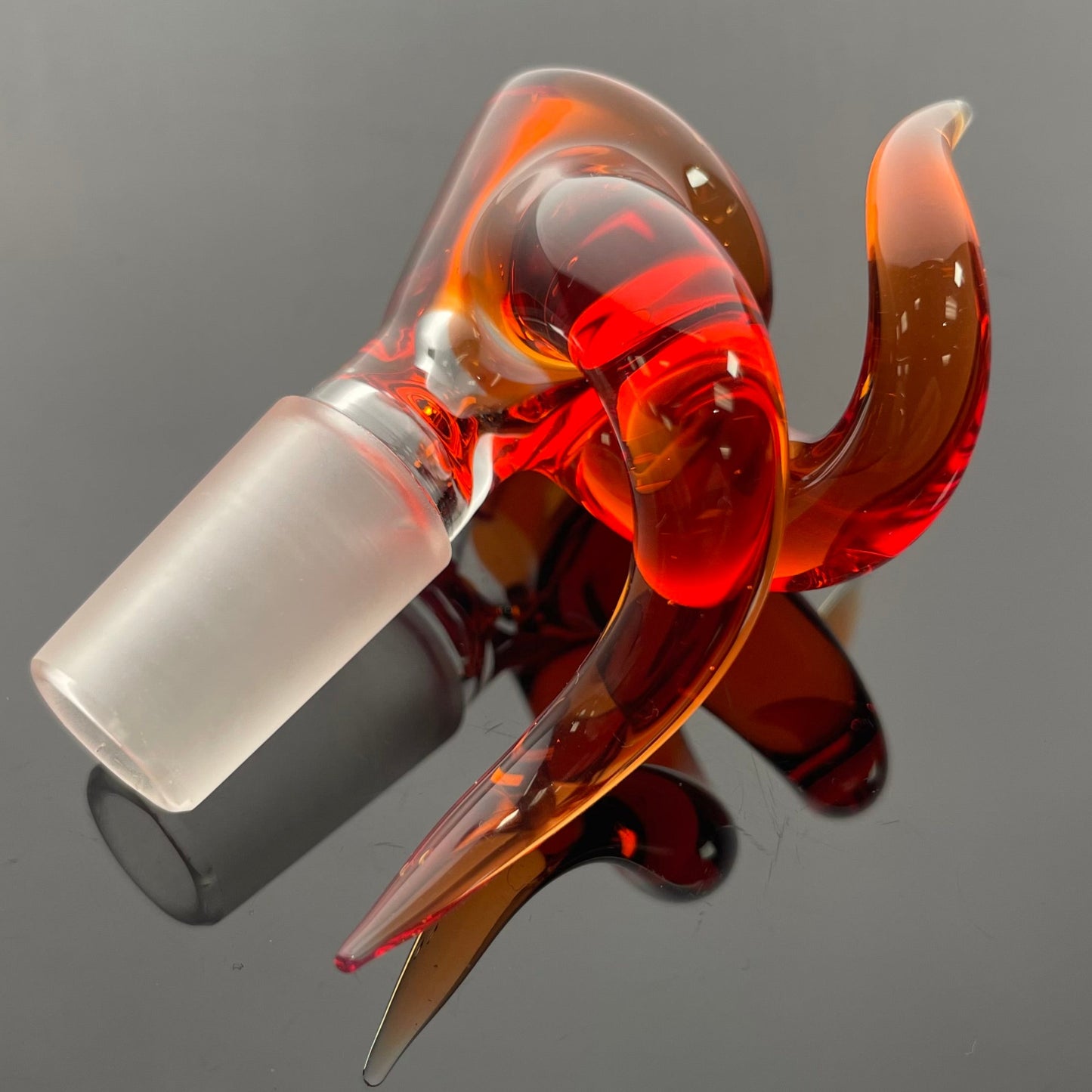 Gore Glass 14mm 1 Hole Dual Horn Bowl - 4