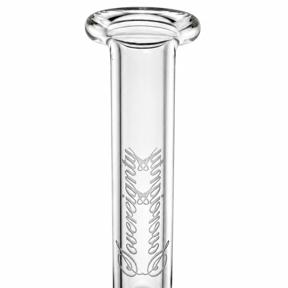 Sovereignty Pint Size Peyote Pillar Straight Foot Natty Neck Clear Tube