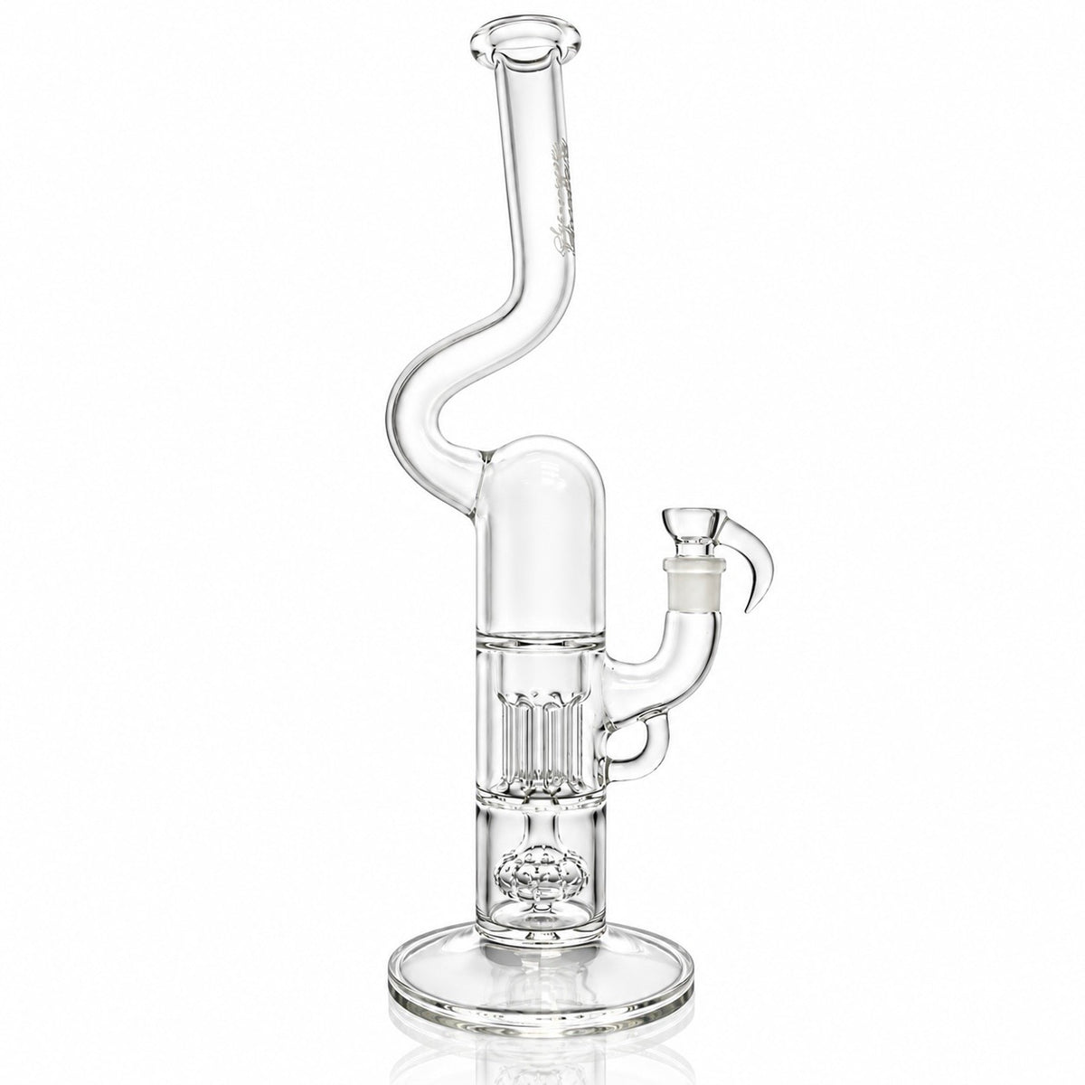 Sovereignty Pint Size Peyote Pillar Straight Foot Natty Neck Clear Tube
