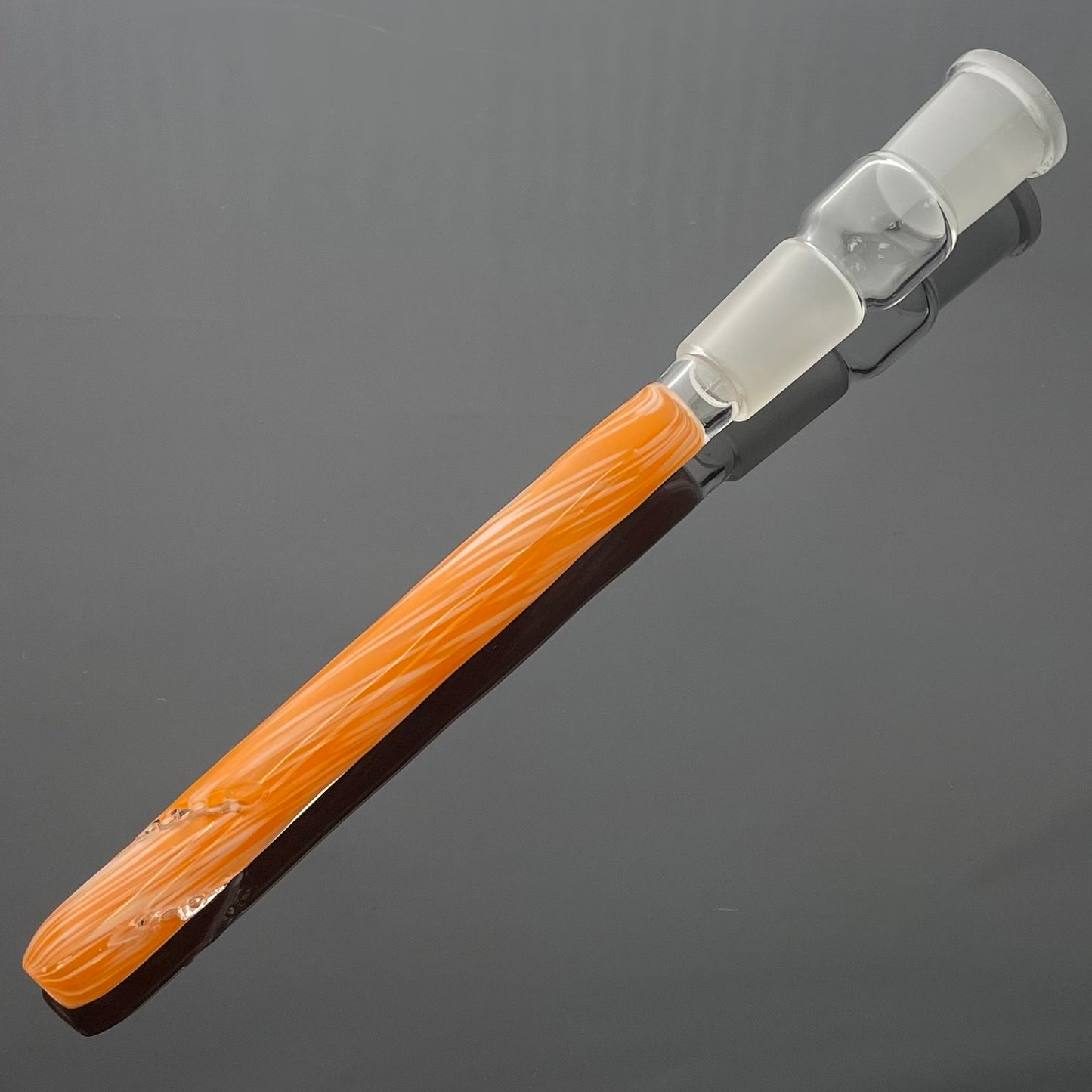 Mastah Glass Hollowfoot Frit Bong - Creamsicle