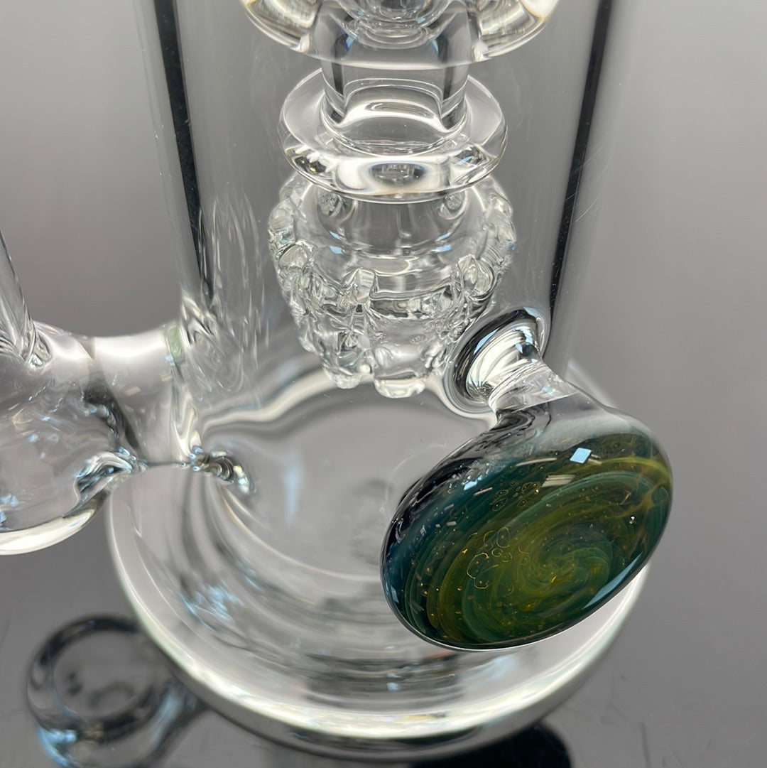 Discobox 14mm Terp Tower Dumper Recycler w/ Grids - Clear