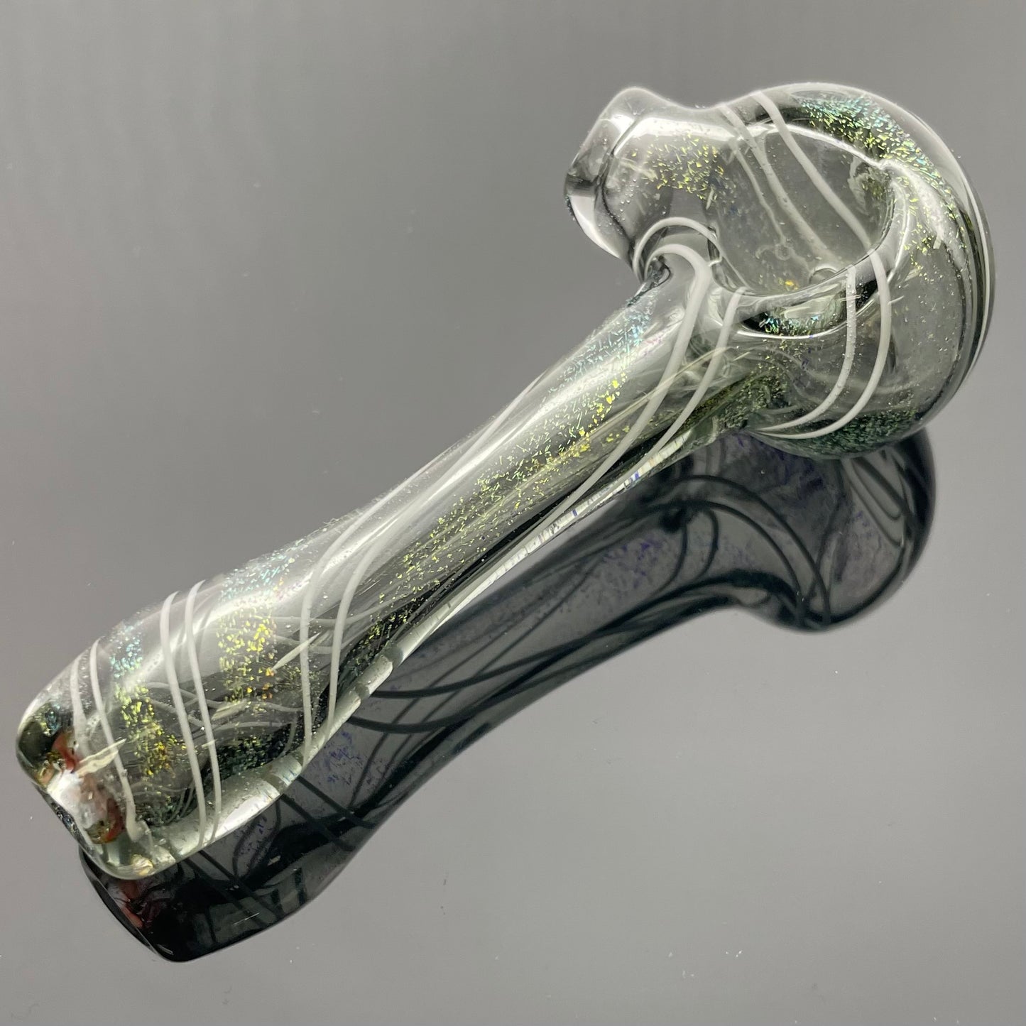 Samantics Glass 3.5" Dichro Spiral Hand Pipe