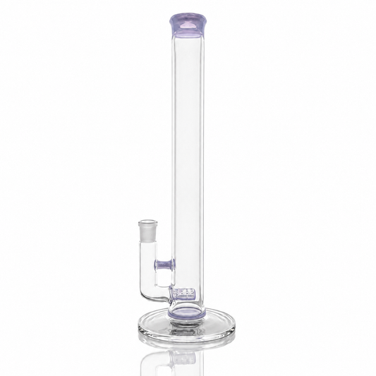 Green Belt Colour 17" Accented Stemline Tube - Opal Lavender