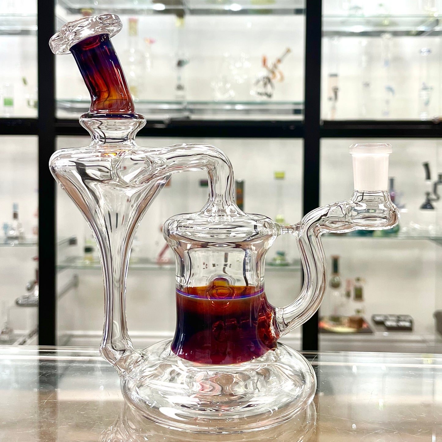 Green Belt Colour Accented Recycler - Amber Purple