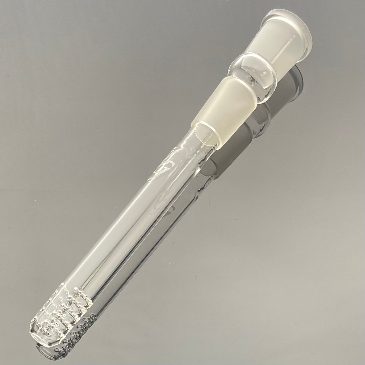 Red Heady Clear D.U.S.C. Recycling Tube w/ Lysergic Glass Art Downstem