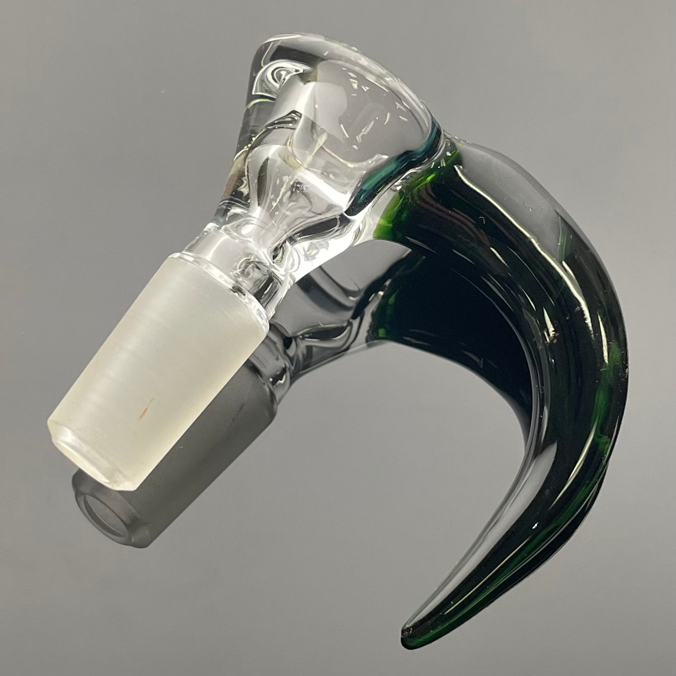 Green Belt Clear Horn Bowl 14mm 1 Hole