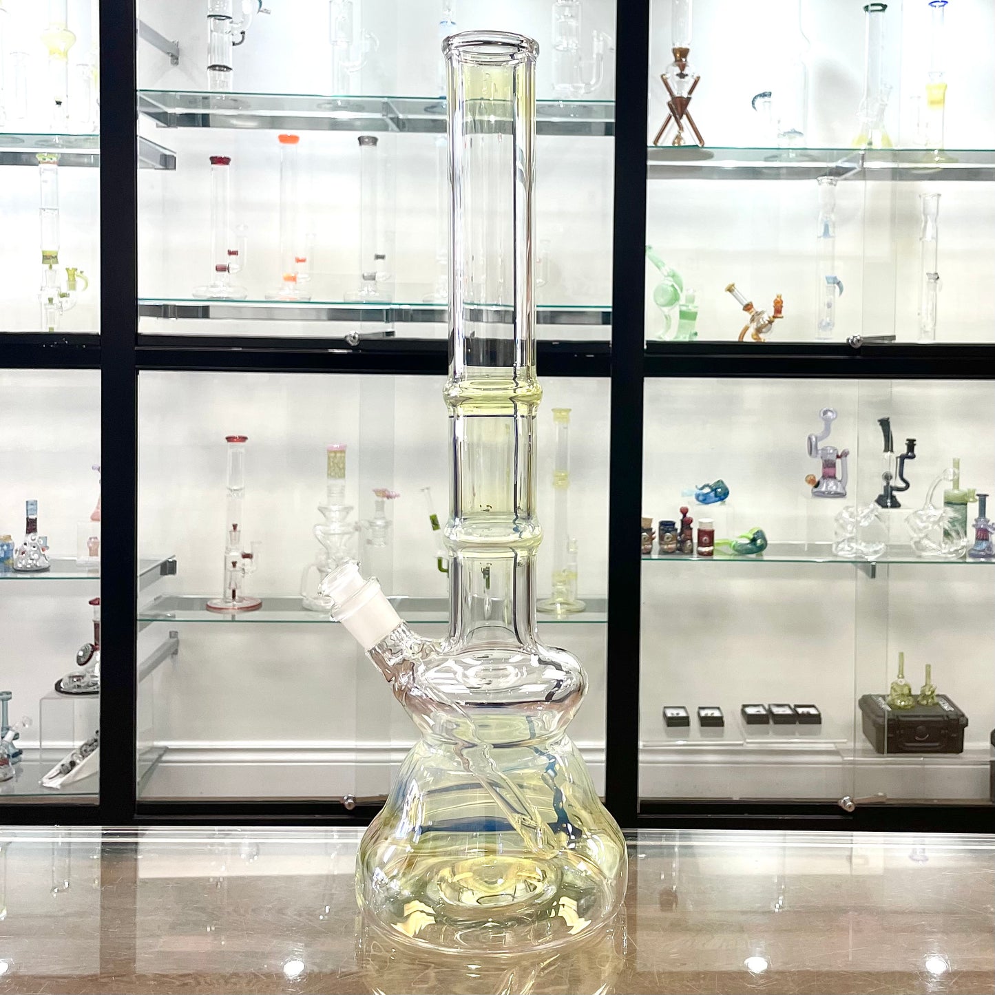 Mastah Glass Fumed Heavy Walled Beaker w/ 18mm-14mm Stem