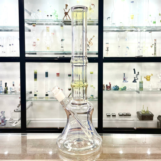 Mastah Glass Fumed Heavy Walled Beaker w/ 18mm-14mm Stem