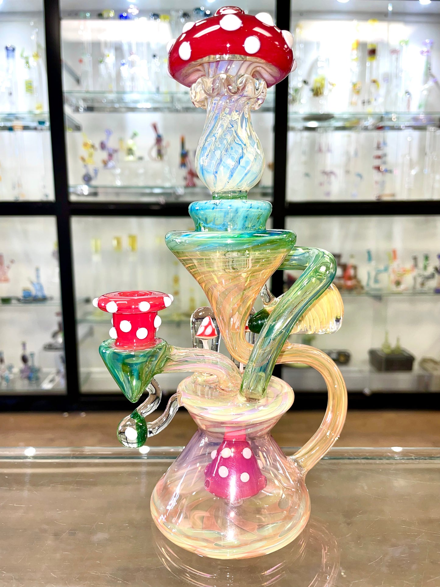 Eckardt Glass Fumed Mushroom Recycler