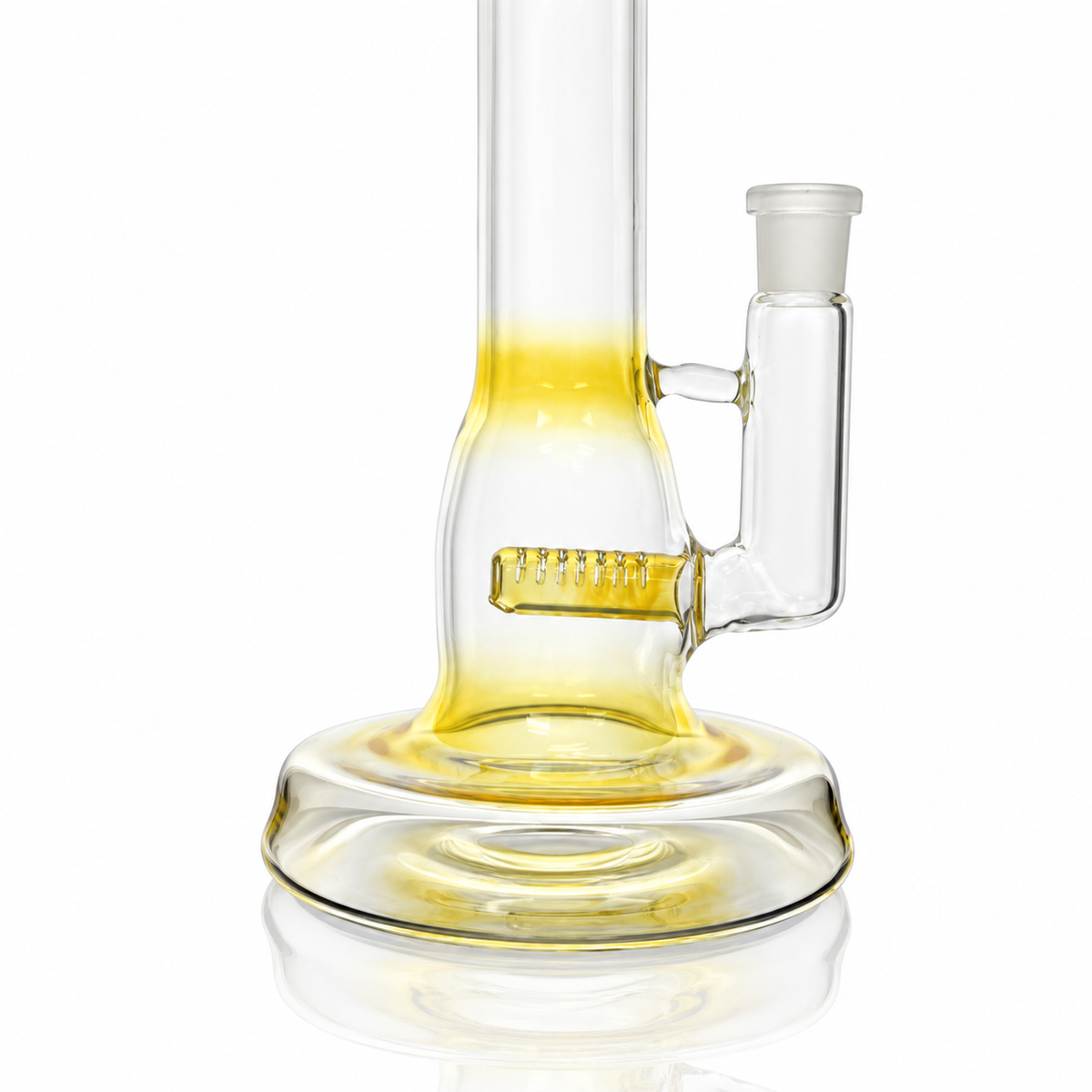 Mastah Glass 18mm Fumed Hollowfoot Stemline