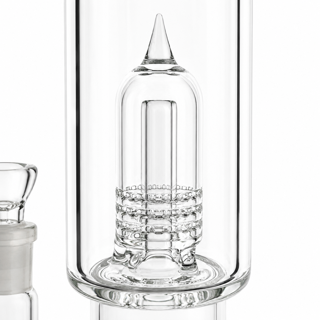 Sovereignty Fixed Stem180 to Mini Grid Dome w/ Bent Neck Clear Tube