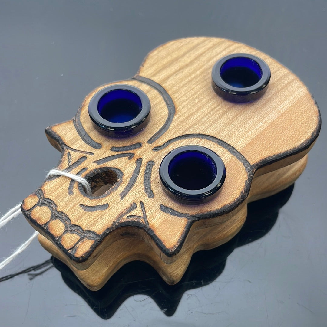 Saber 3 Hole 14mm Skull Bowl Stand