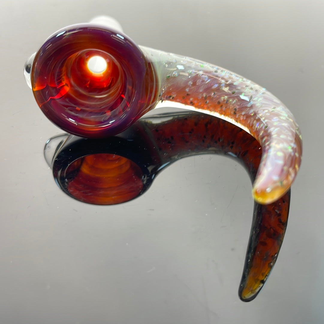 T-Rex 14mm 1 Hole Bowl - Amber Purple, Cropal, Mai Tai Pink