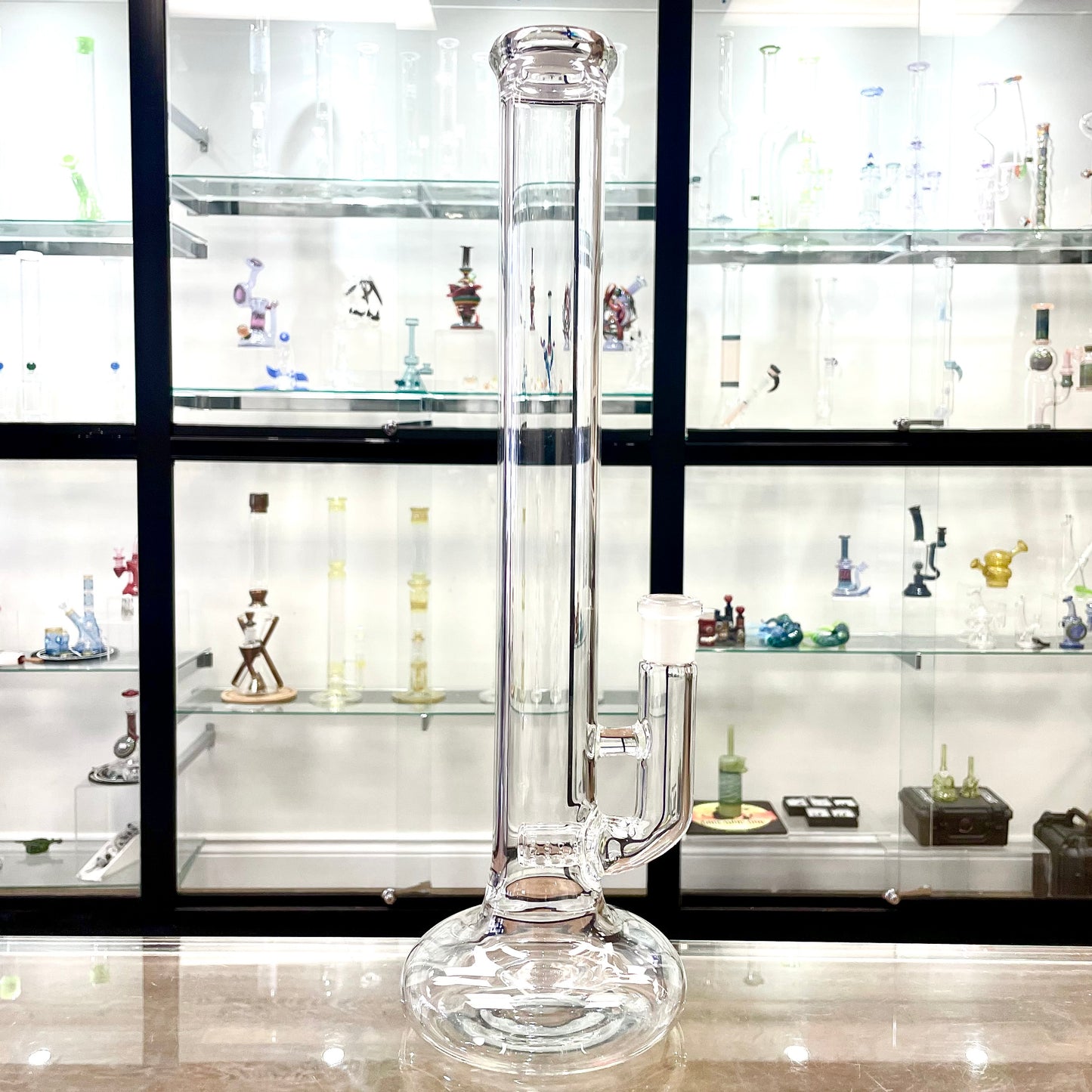 Green Belt 15.5” Clear Hollow Foot Stemline Tube