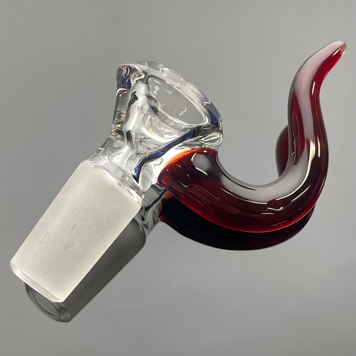 Discobox Clear Bowl w/ Horn 14mm 1 Hole