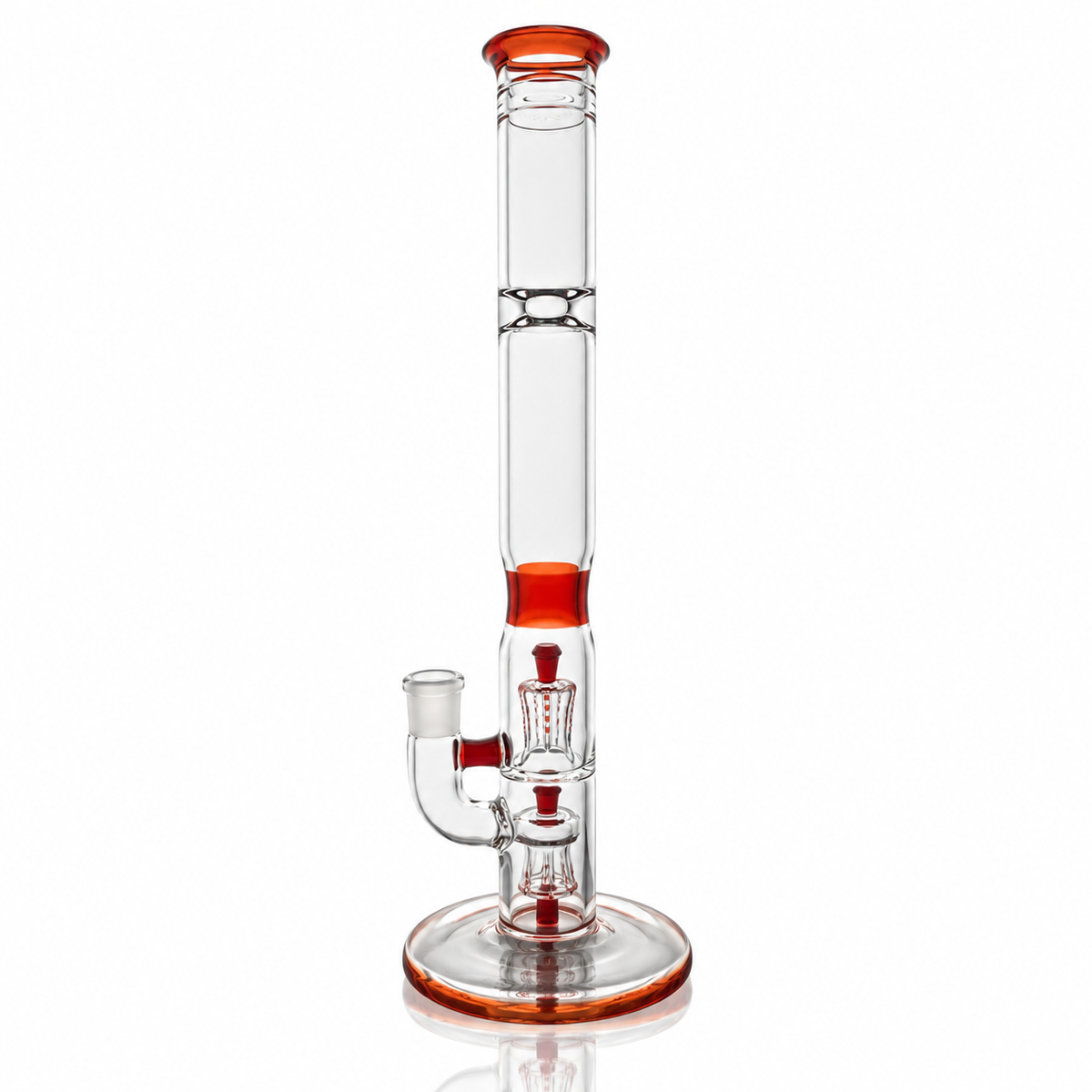 Jamms Full Accent Double Diamond Tube w/ Colour Band & Restriction - Ruby Slippers