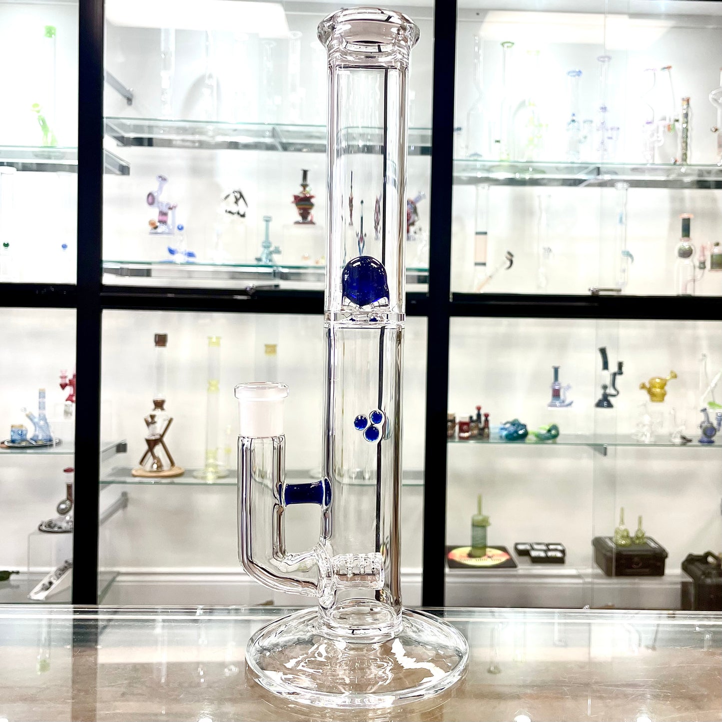 Green Belt 12"- 14” Stemline w/ Marble Splash Guard Straight Tube