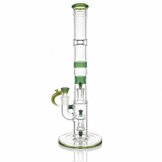 Jamms Full Accent Double Diamond Perc Tube w/ Colour Bands - IO Star