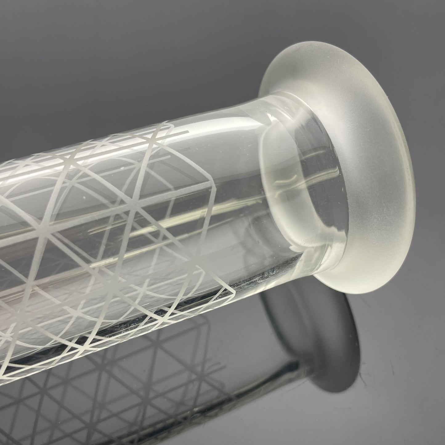 Gnob Glass 44mm 16" Reactor Stemline w/ Sandblasting - #6