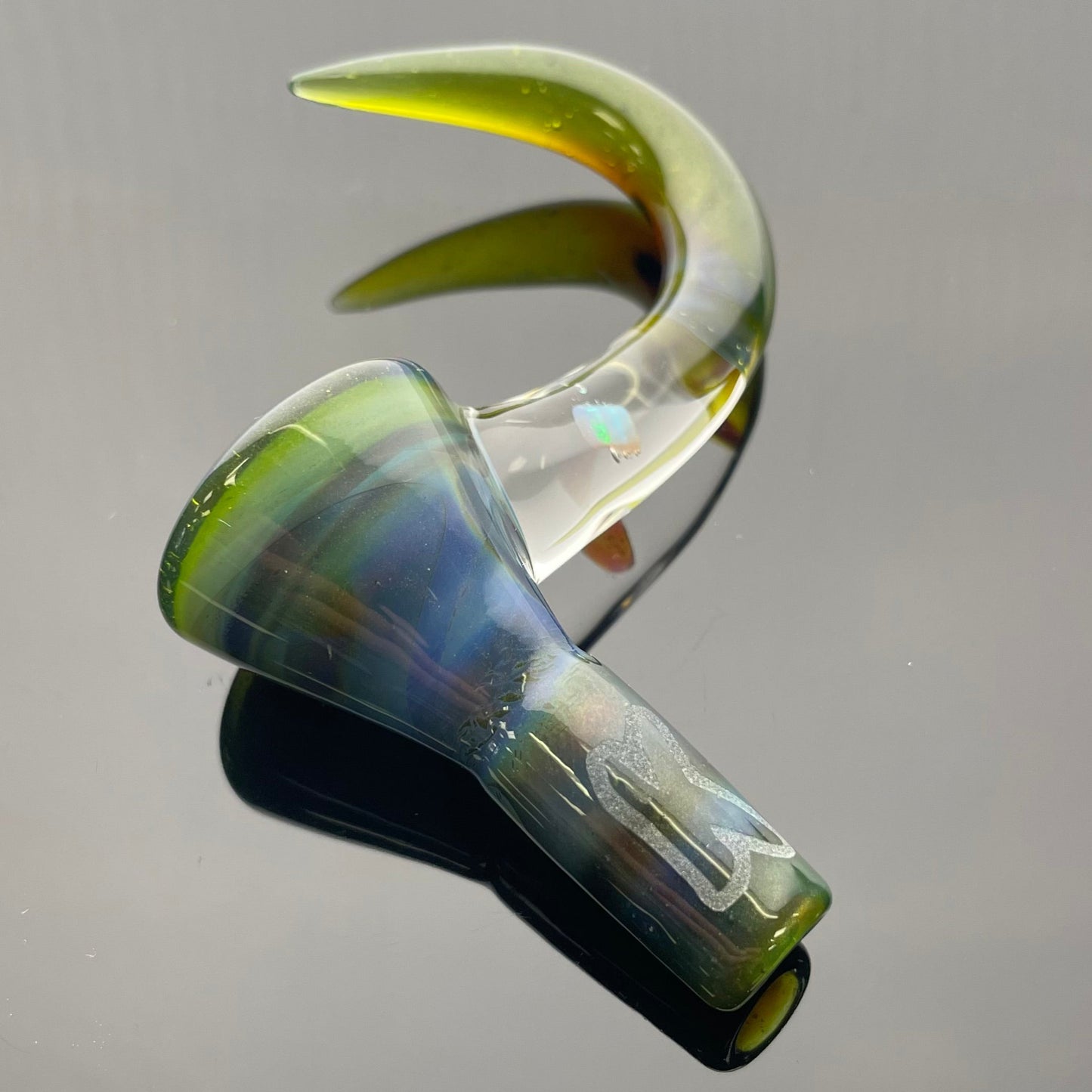 Kobb 14mm Fully Worked Bowl w/ Opal - #35
