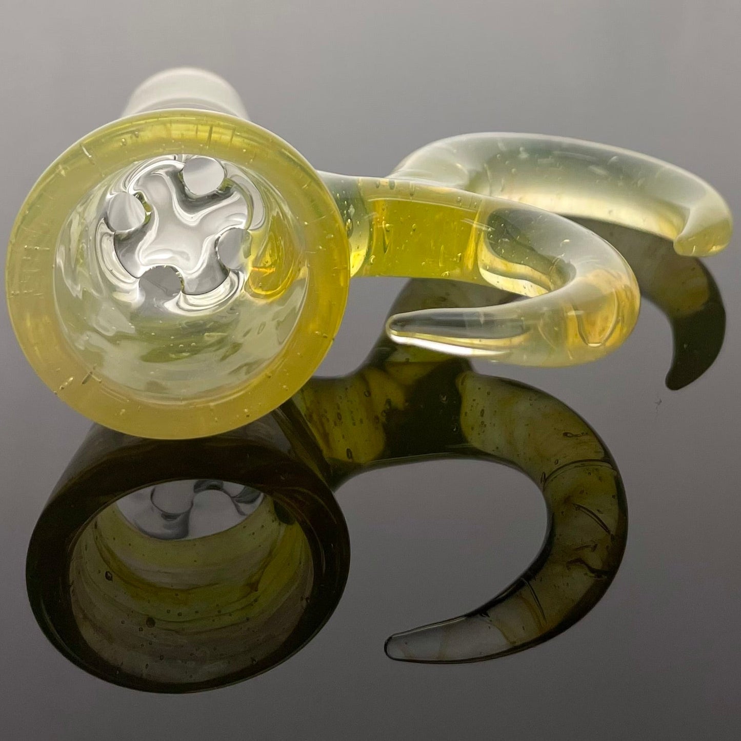 Gump Glass Bowl 2 Horn 18mm 4 Hole