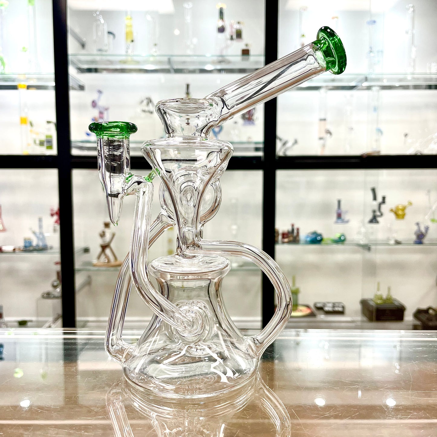 Mimzy Side Scroller Recycler w/ Colour Accents - 14mm