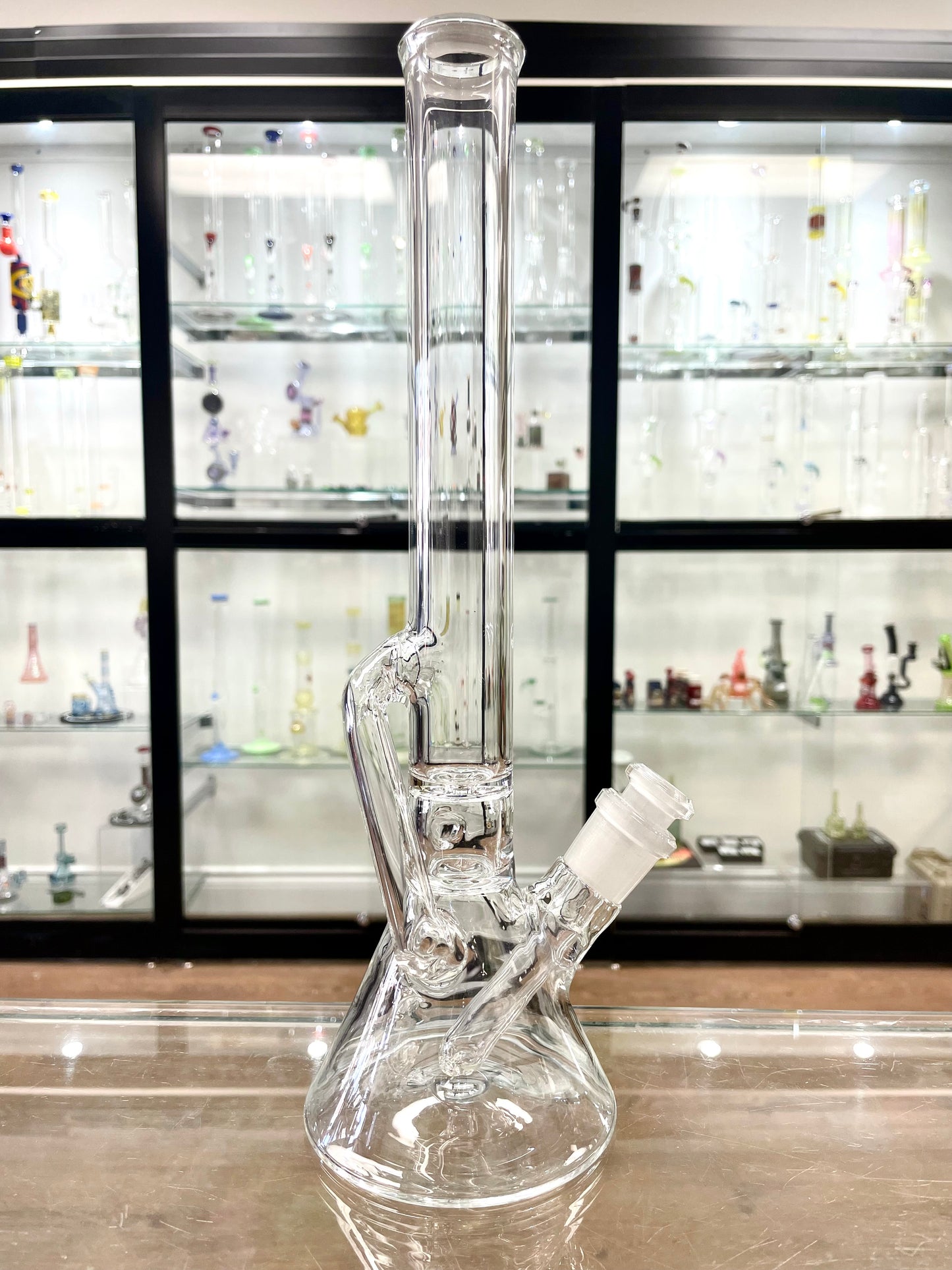 Discobox Clear Single Recycler Beaker w/ Removable Stem #2