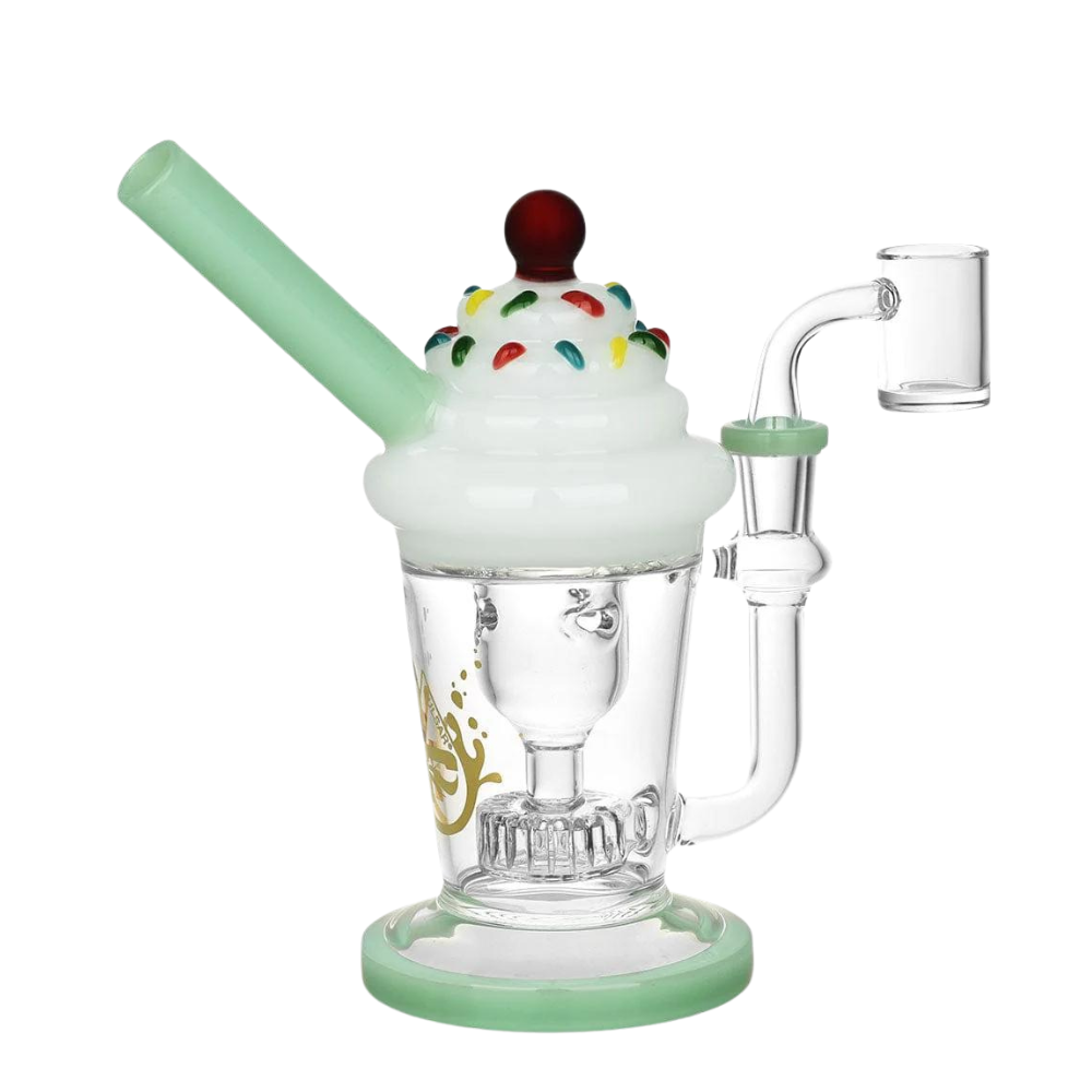 Pulsar 7" 14mm Cherry On Top Incycler Rig w/ Quartz Banger