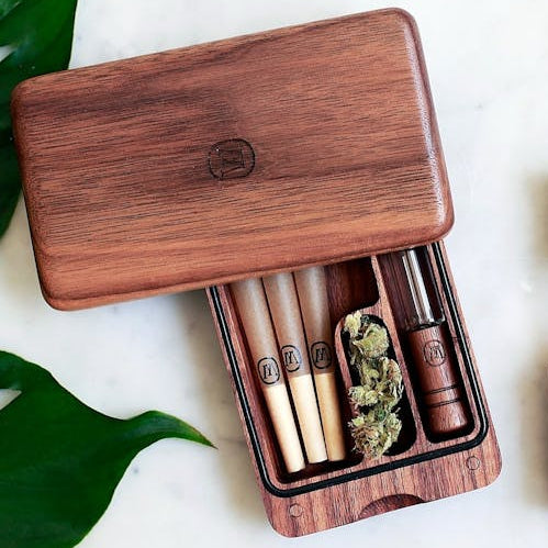 Marley Natural Black Walnut Case - Small