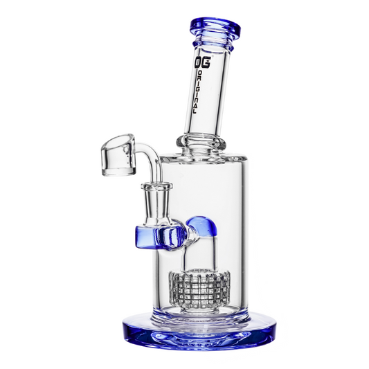 OG Original 8.5" Matrix Rig w/ 14mm Quartz Banger - Blue