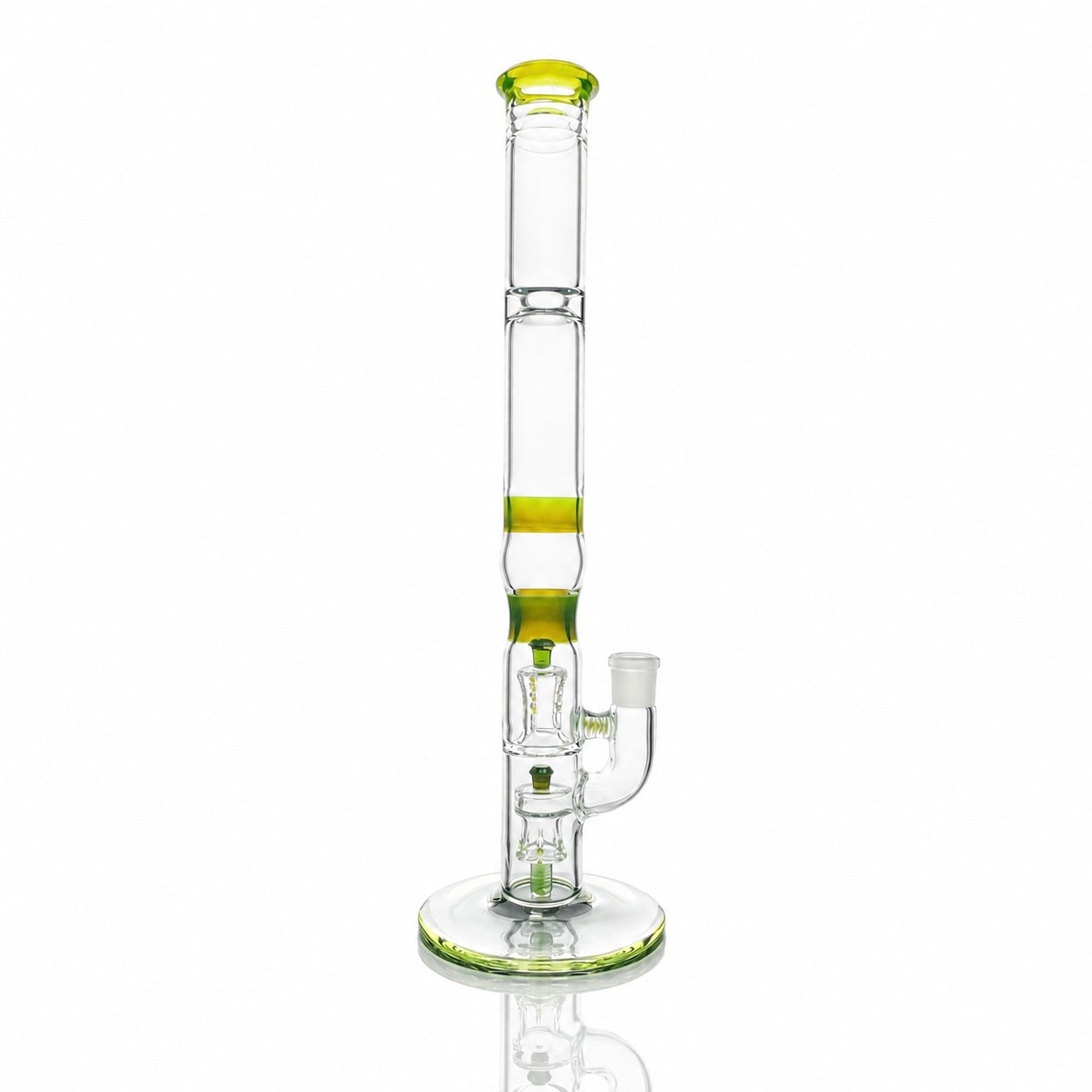 Jamms Full Accent Double Diamond Tube w/ 2 Colour Bands & Restriction - Green Energy