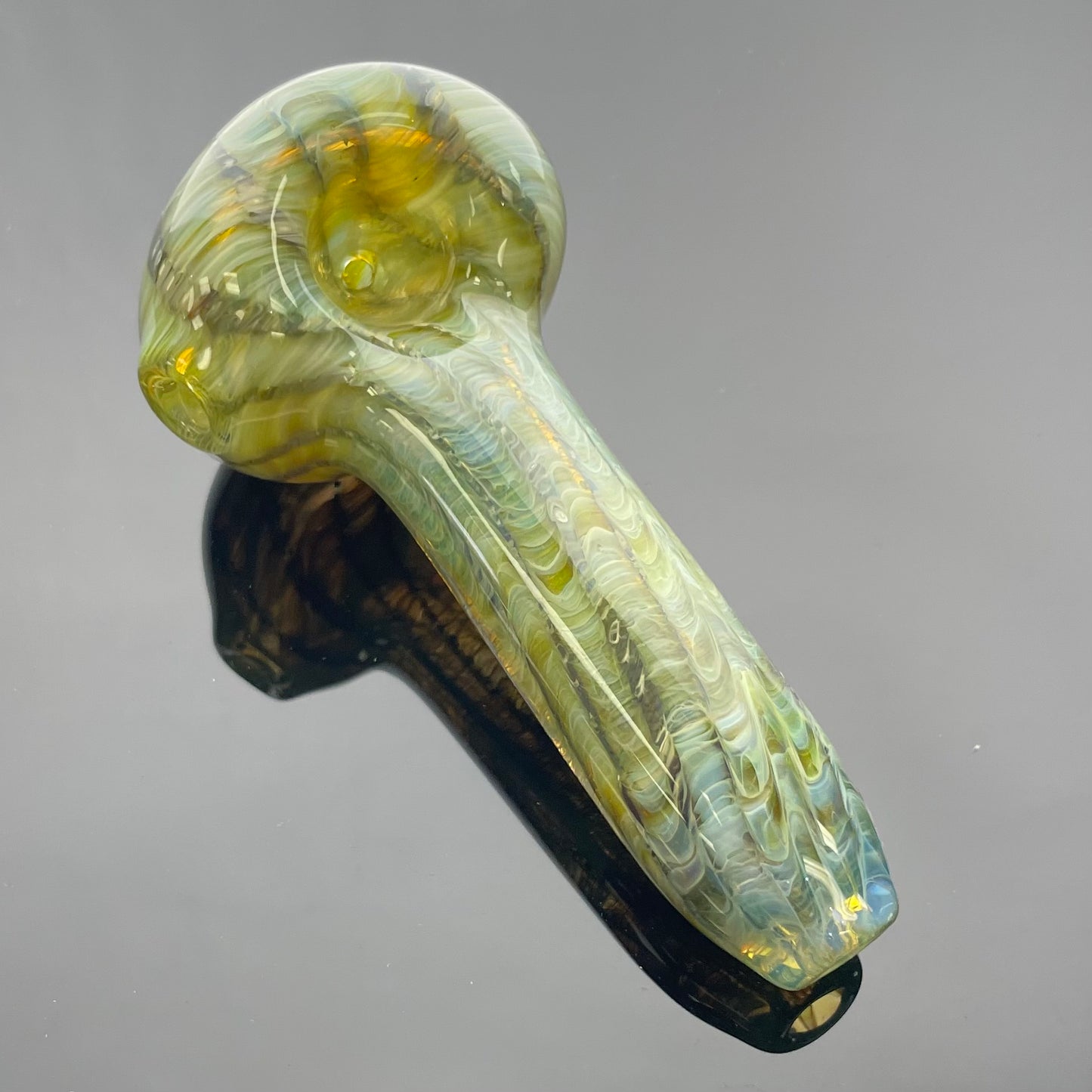 KG Glass 4.25" Thick Wrap & Rake Hand Pipe