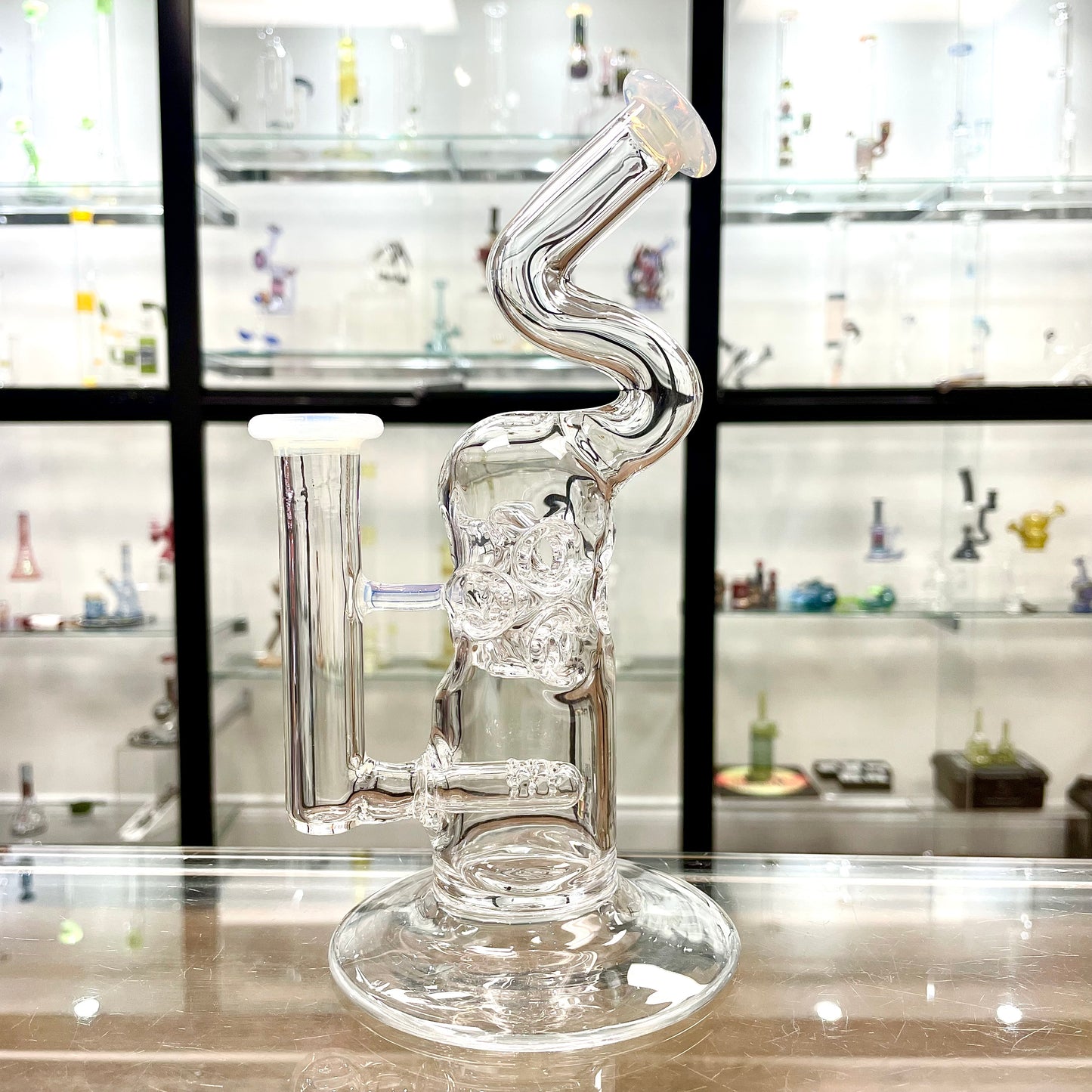 Mimzy Colour Accented Fab Rig w/ Bent Neck - 14mm
