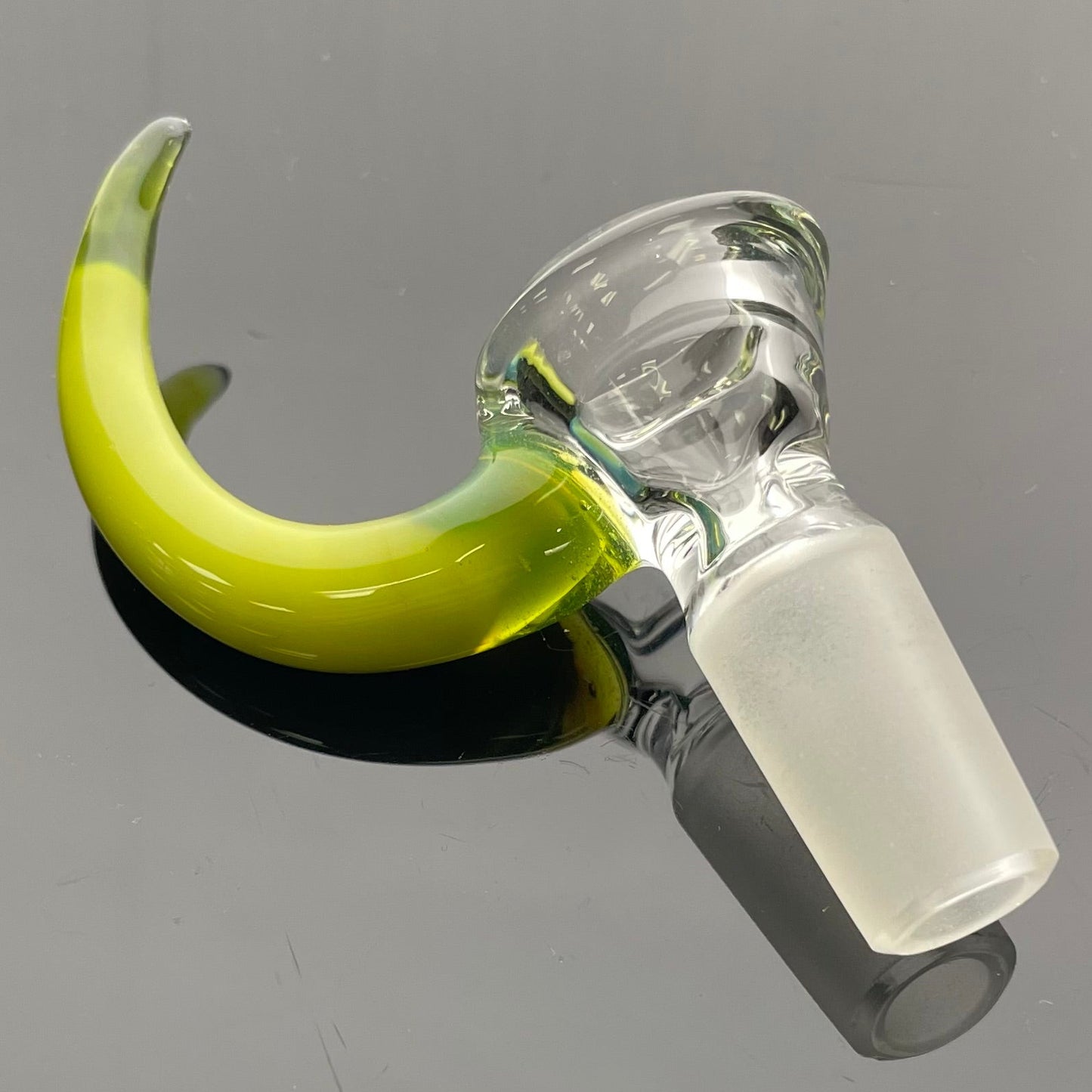 Discobox Clear Bowl w/ Horn 14mm 1 Hole